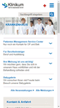 Mobile Screenshot of klinikum-ds.de