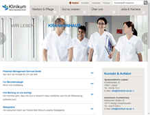 Tablet Screenshot of klinikum-ds.de